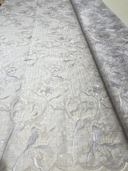 Embroidery Fabric With Sequins