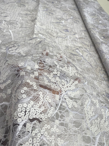 Embroidery Fabric With Sequins