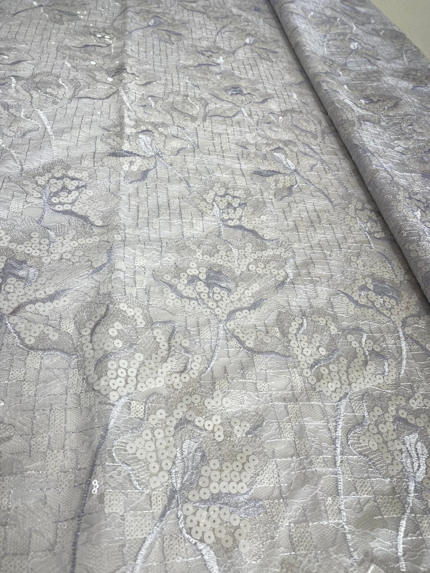 Embroidery Fabric With Sequins