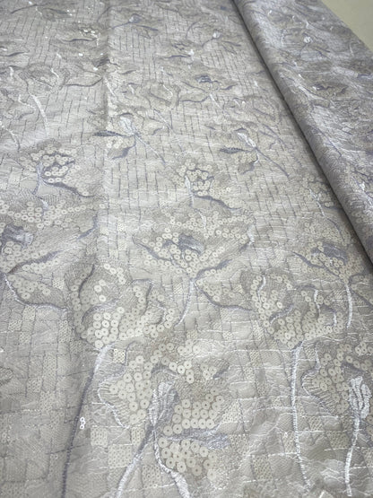 Embroidery Fabric With Sequins