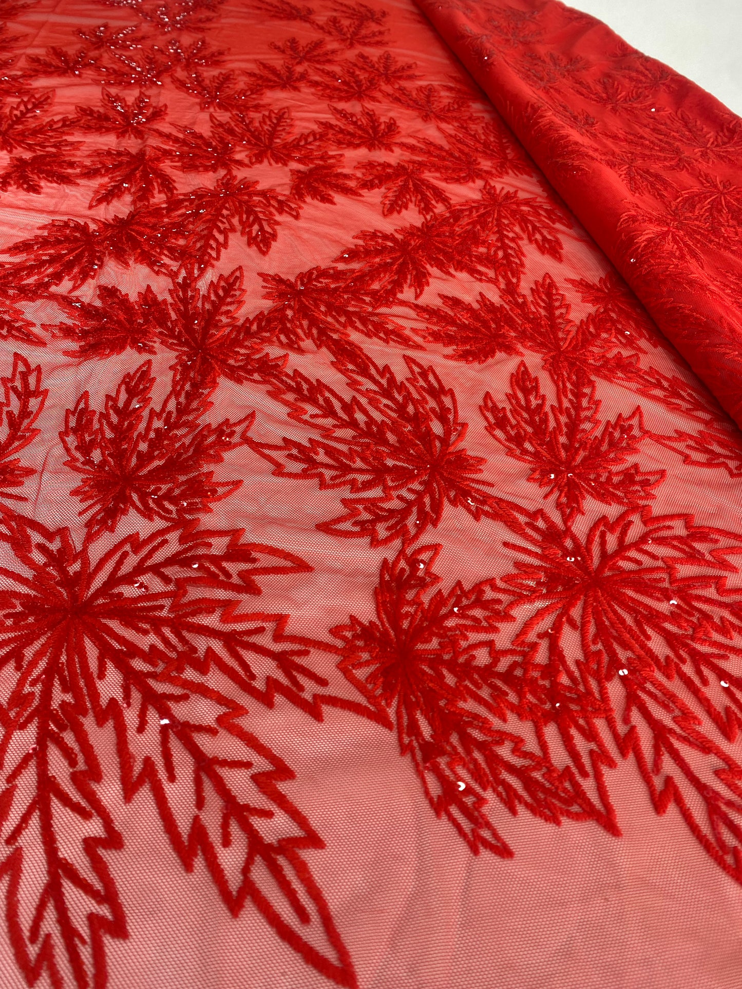 Embroidery Fabric With Sequins